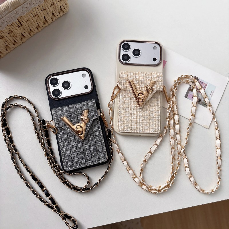 Wallet Lanyard Case for iPhone - Phone Cases Louis Vuitton ulasan dan harga