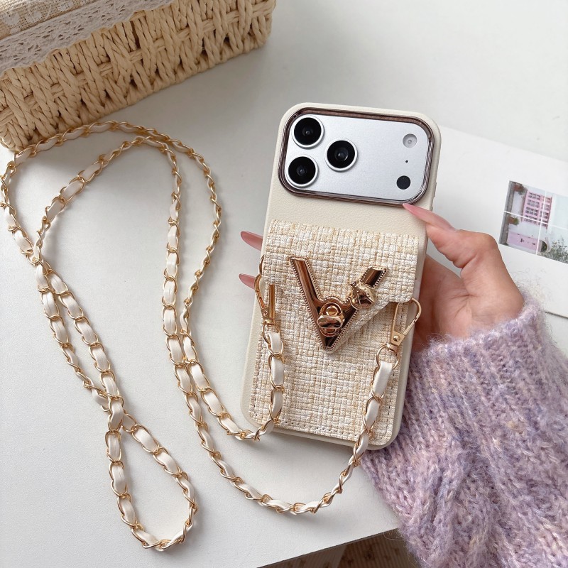 Wallet Lanyard Case for iPhone - Phone Cases Louis Vuitton ulasan dan harga