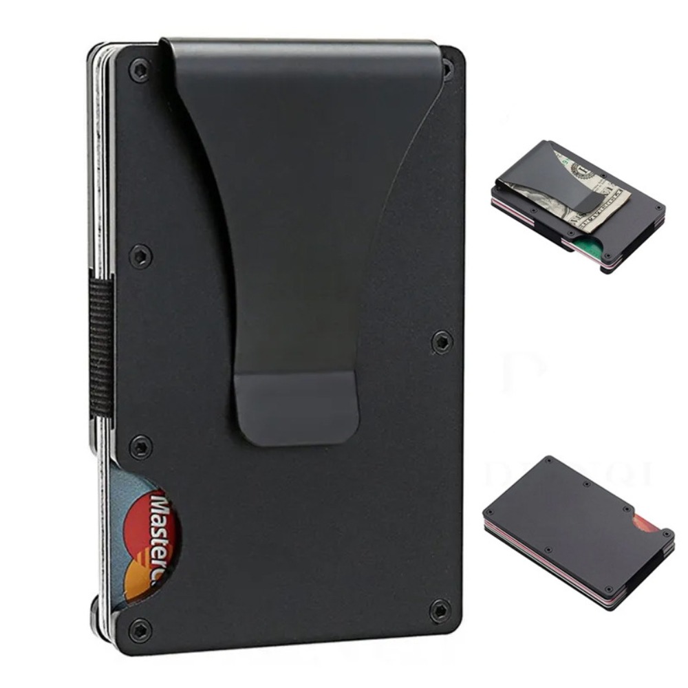 Aluminum Alloy Rfid Blocking C - Card Holder Slim Case ulasan dan harga