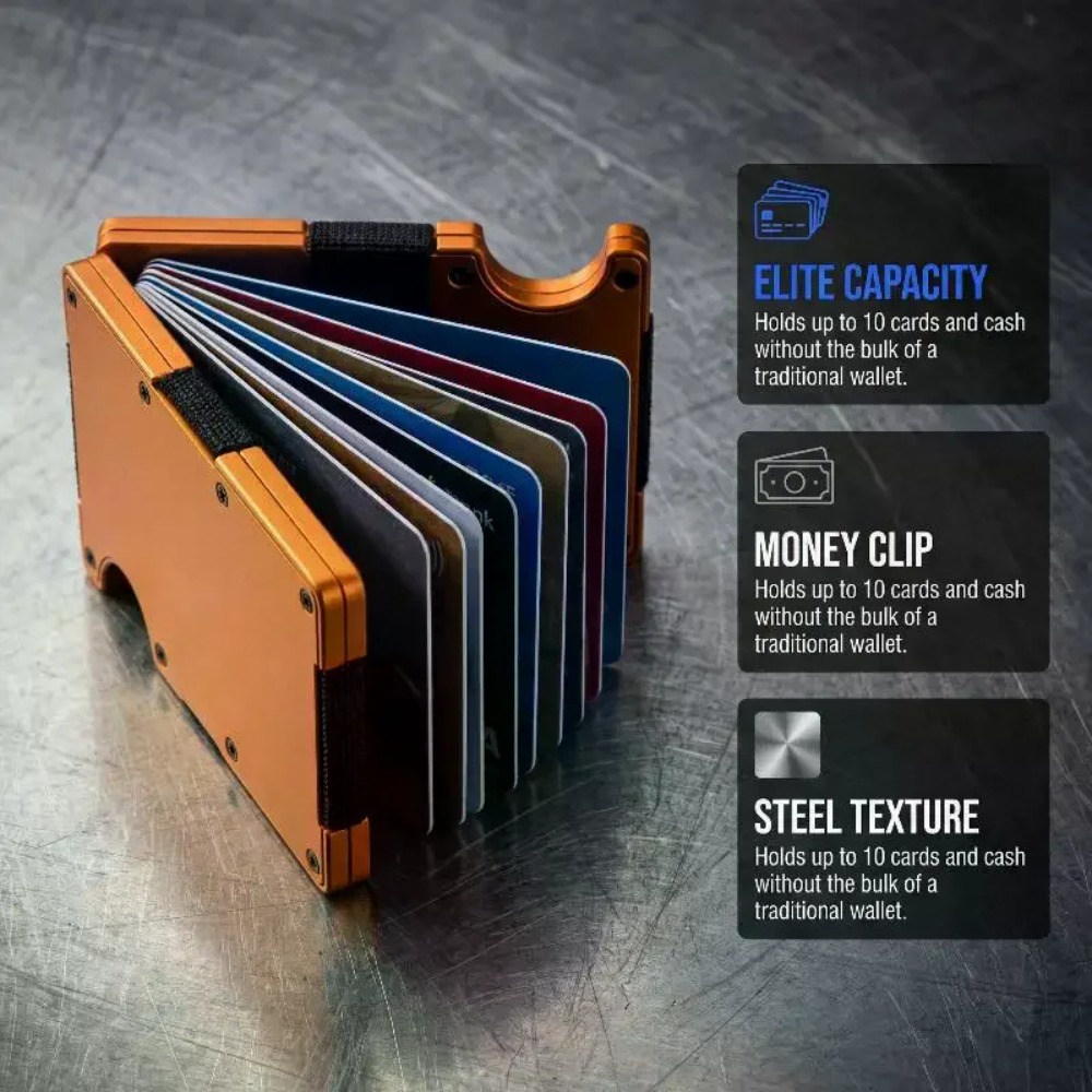 Aluminum Alloy Rfid Blocking C - Card Holder Slim Case ulasan dan harga