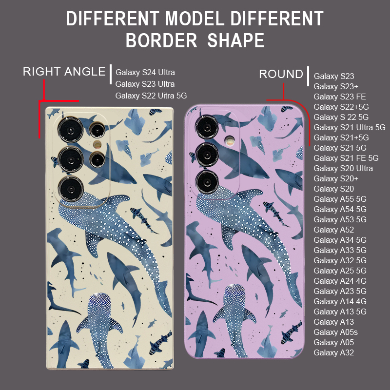 Whale Pattern Lanyard Case For - Phone Cases A14 Samsung ulasan dan harga
