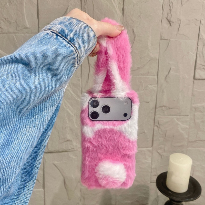 Cute Rabbit Design Fluffy Phon - Phone Cases For Iphone 12 Pro Max ulasan dan harga