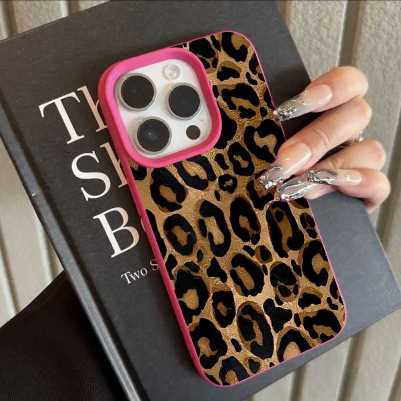 INS Brown Leopard Print Phone  - Phone Cases Mous ulasan dan harga
