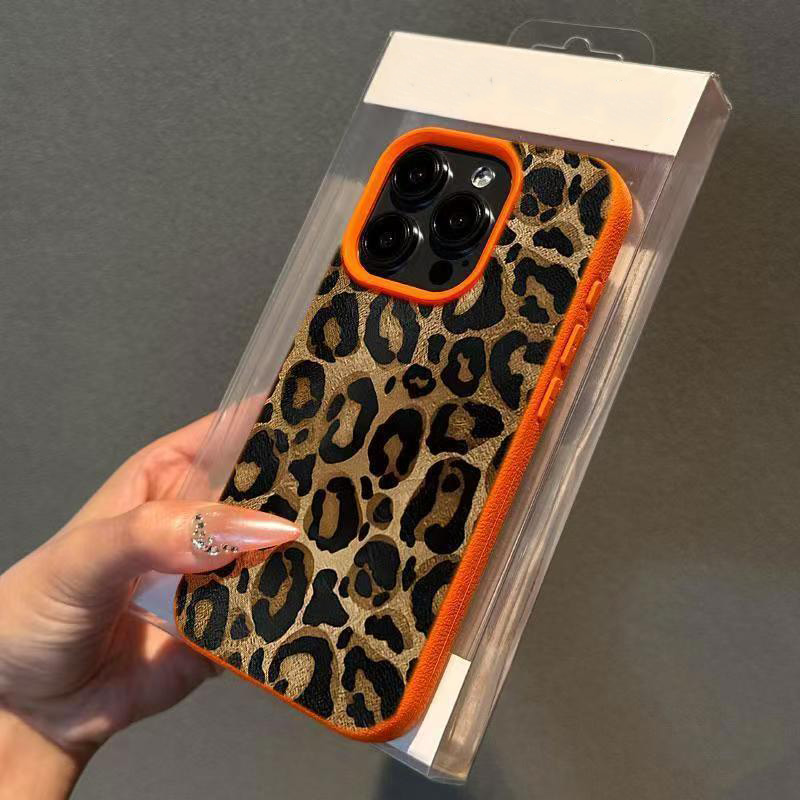 INS Brown Leopard Print Phone  - Phone Cases Mous ulasan dan harga