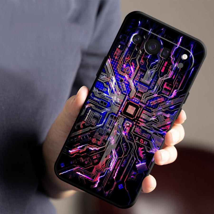 Retro Circuit Board Funda Phon - Phone Cases Pixel 9A ulasan dan harga