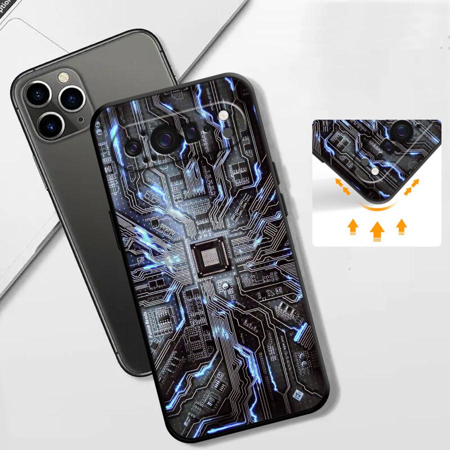 Retro Circuit Board Funda Phon - Phone Cases Pixel 9A ulasan dan harga